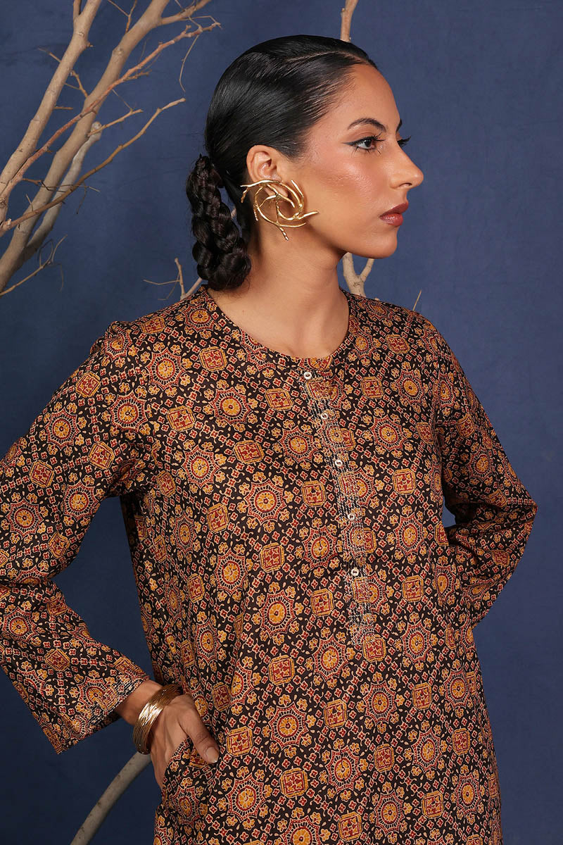 Generation - Ajrak - Brown - Cambric - 2 Piece