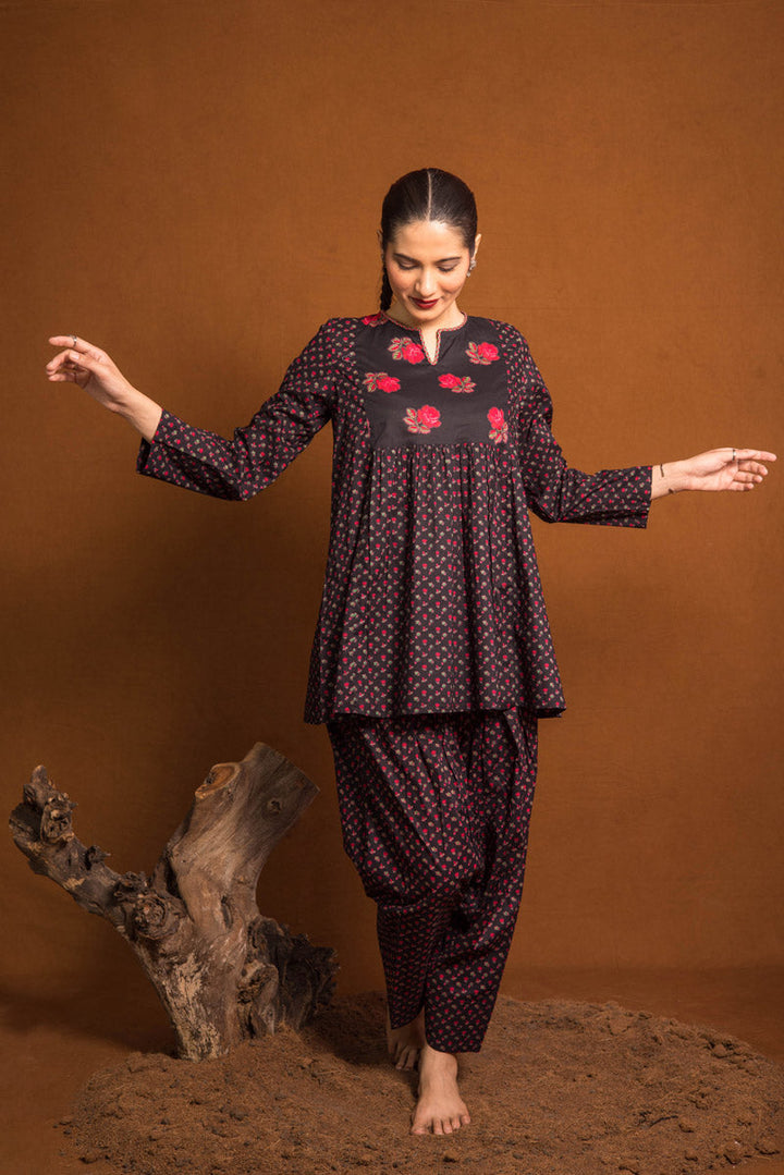 Generation - Russian Roses Peplum - Cambric - 2 Piece