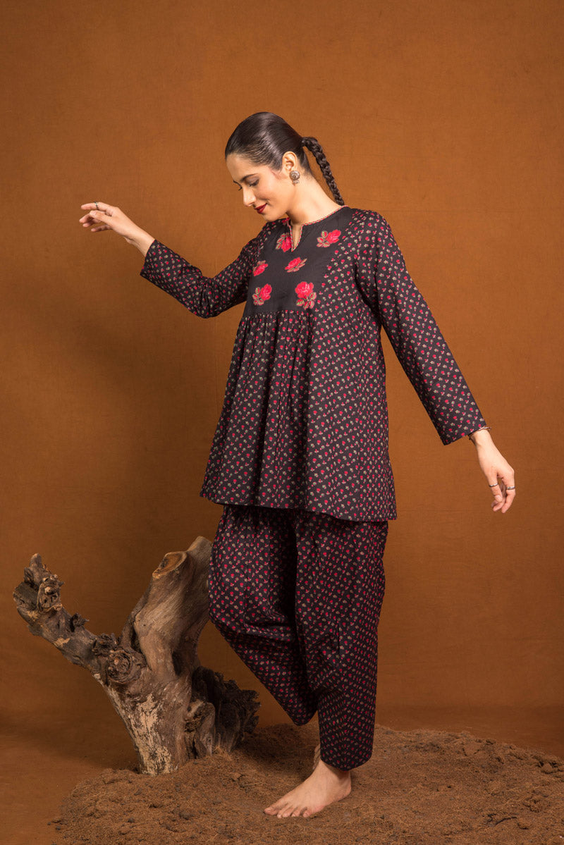 Generation - Russian Roses Peplum - Cambric - 2 Piece