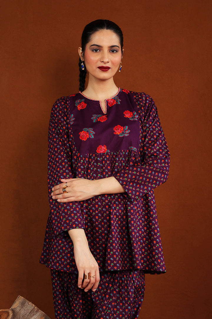 Generation - Russian Roses Peplum - Cambric - 2 Piece