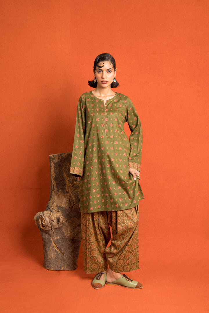 Generation - Ajrak Print Blocked - Cambric - 2 Piece