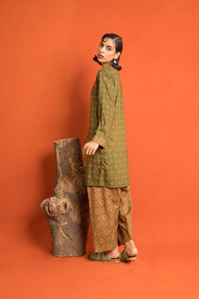 Generation - Ajrak Print Blocked - Cambric - 2 Piece
