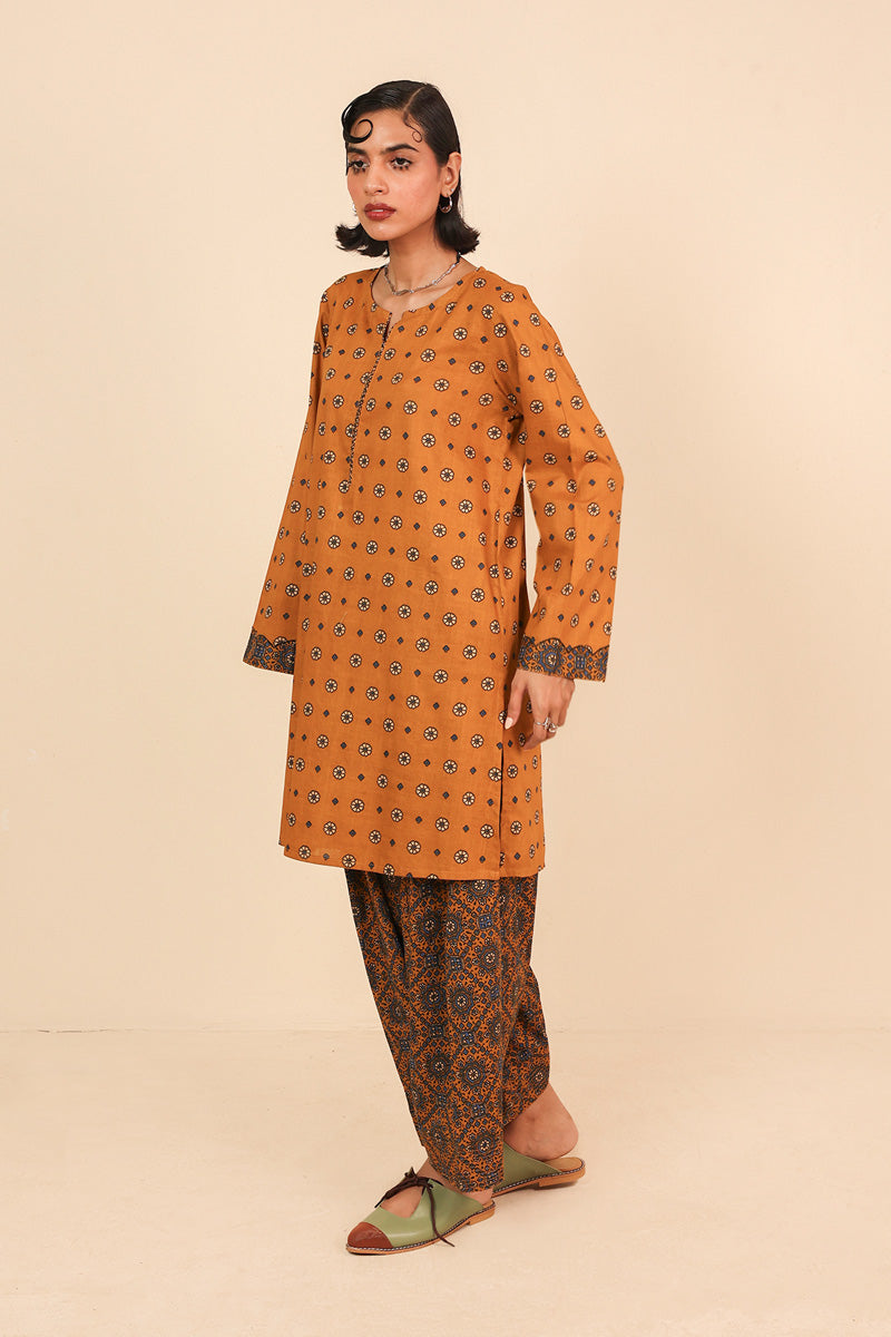 Generation - Ajrak Print Blocked - Cambric - 2 Piece