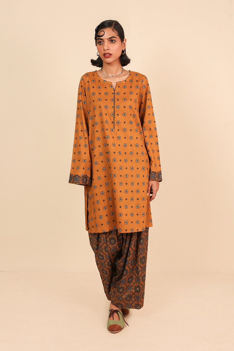 Generation - Ajrak Print Blocked - Cambric - 2 Piece