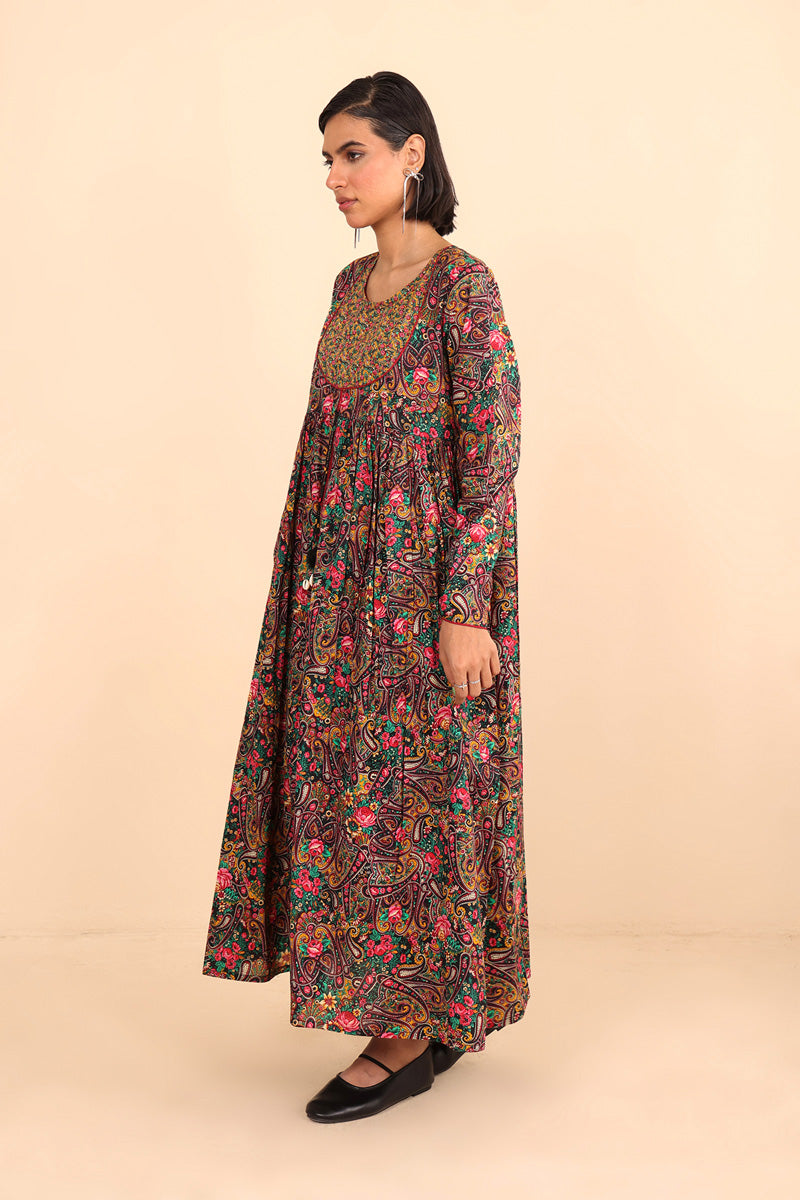 Generation - Garden Soiree Dress - Cambric - Black - 1 Piece