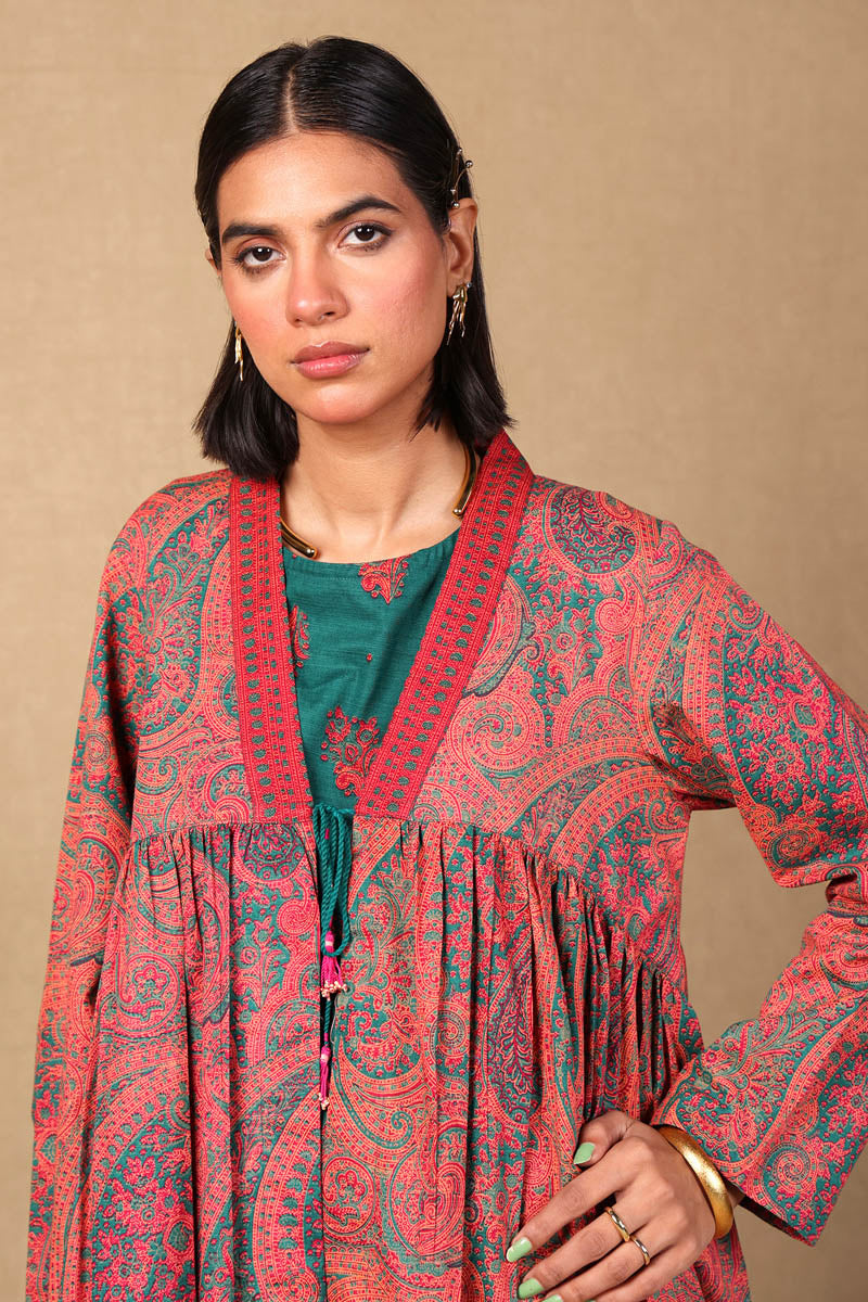 Generation - Boho Paisley 3 Piece - Cambric - Green