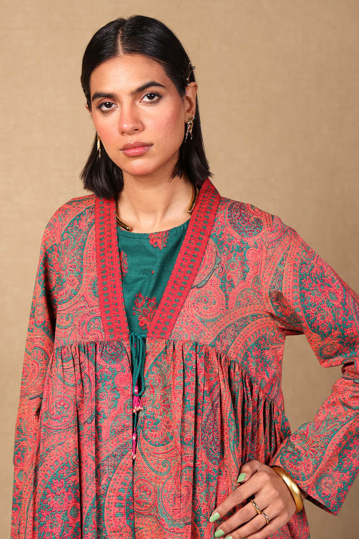 Generation - Boho Paisley 3 Piece - Cambric - Green