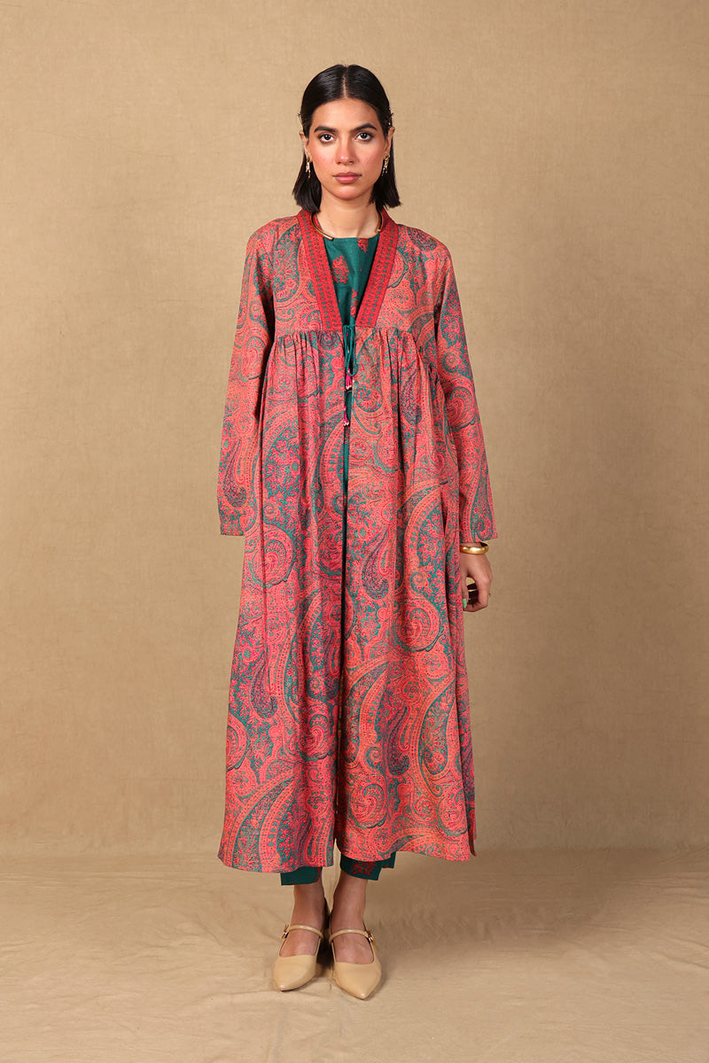 Generation - Boho Paisley 3 Piece - Cambric - Green