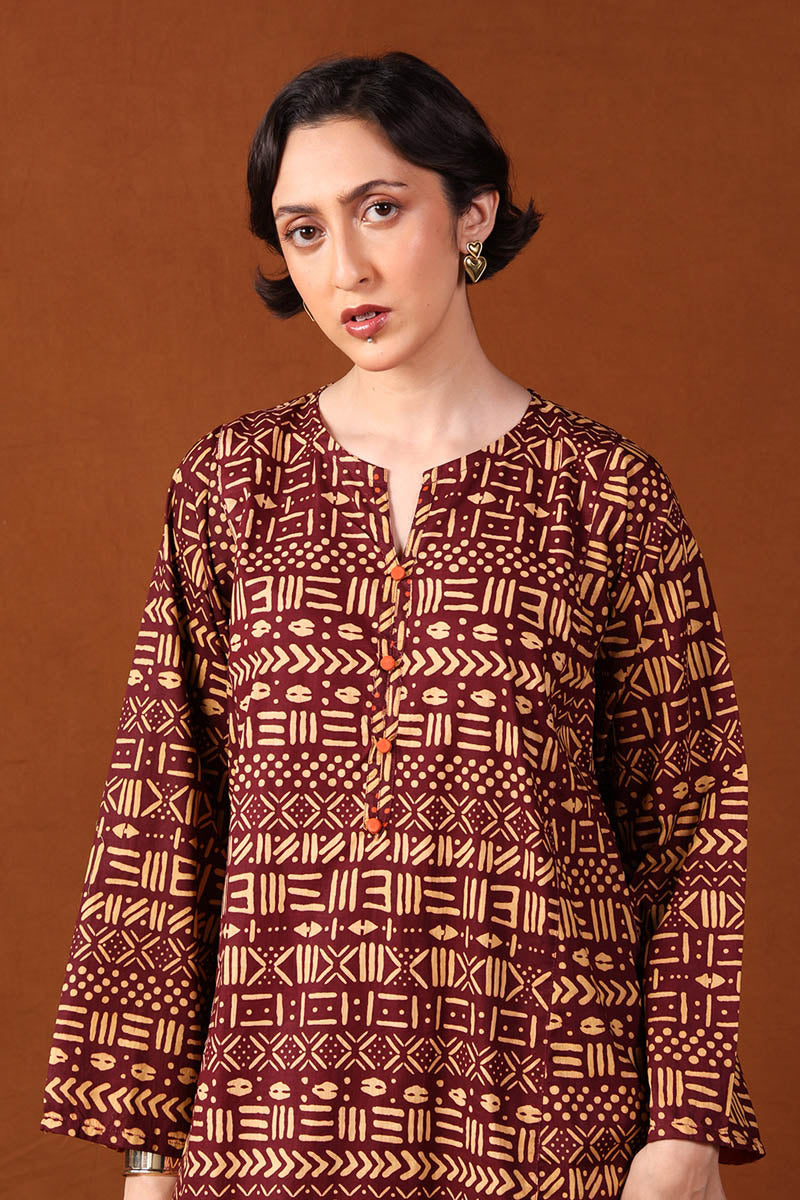 Generation - African Safari - Cambric - Maroon - 2 Piece