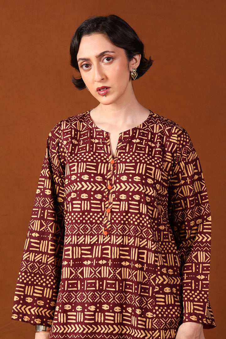 Generation - African Safari - Cambric - Maroon - 2 Piece