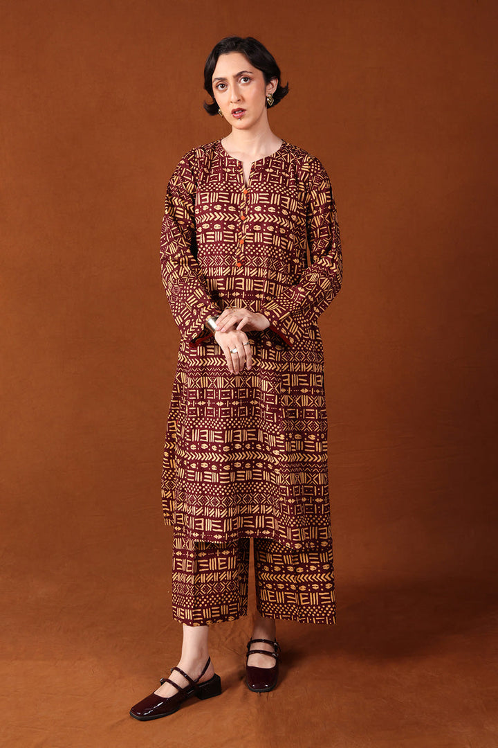 Generation - African Safari - Cambric - Maroon - 2 Piece