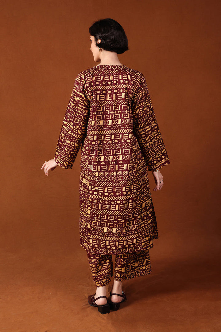 Generation - African Safari - Cambric - Maroon - 2 Piece