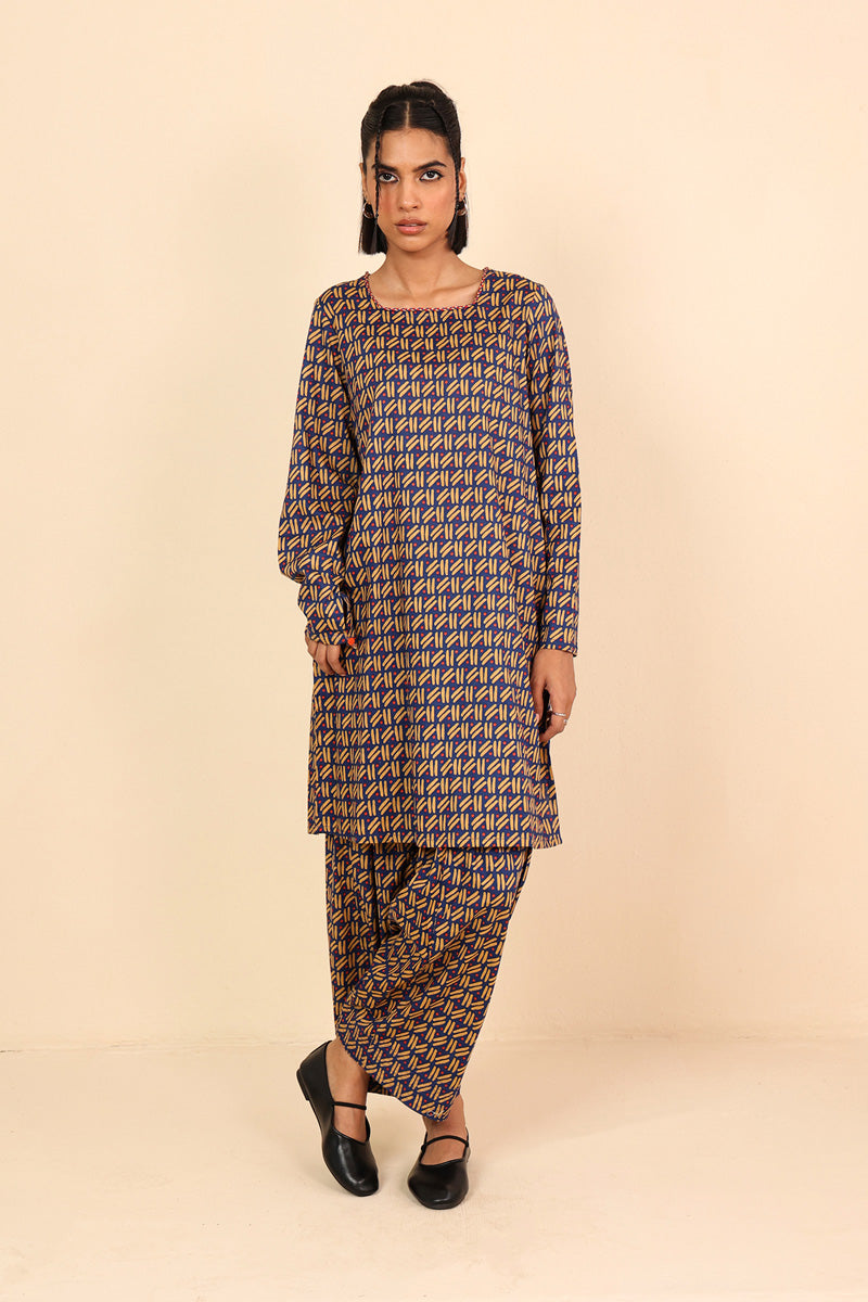 Generation - Printed African Safari 2 Piece - Cambric - Black