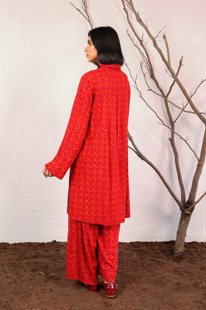 Generation - Collared Zawiya 2 Piece Set - Cambric - Black