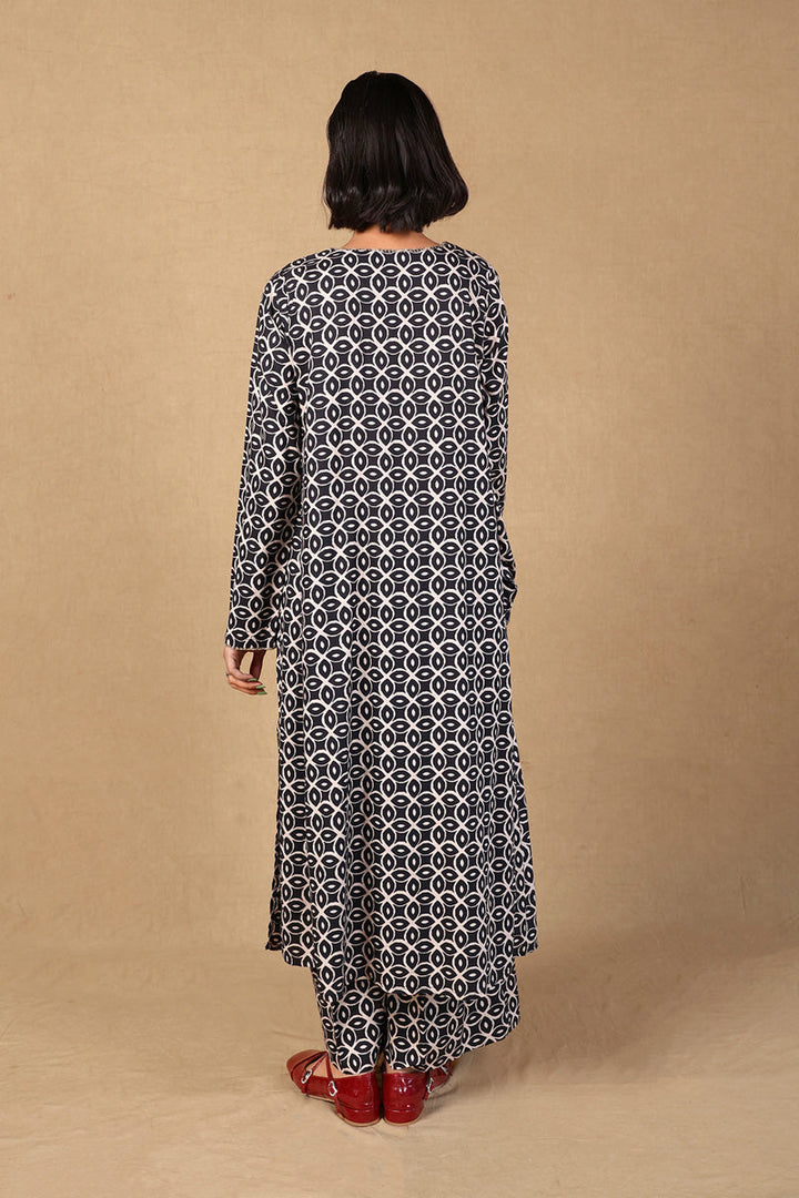 Generation - Embroidered Zawiya 2 Piece - Cambric - Black