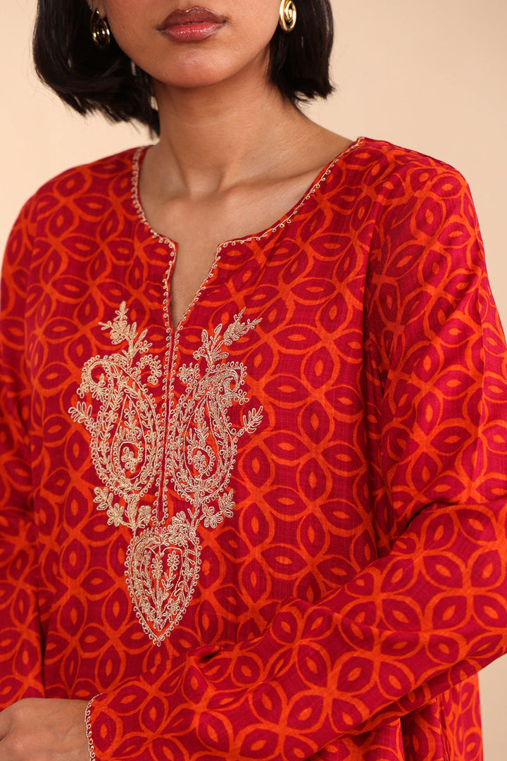 Generation - Embroidered Zawiya 2 Piece - Cambric - Black