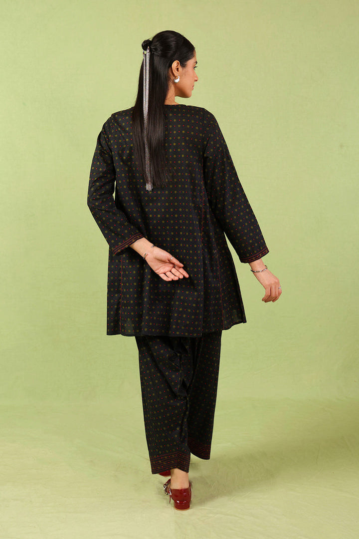 Generation - Panelled Floret - Cambric - Black - 2 Piece