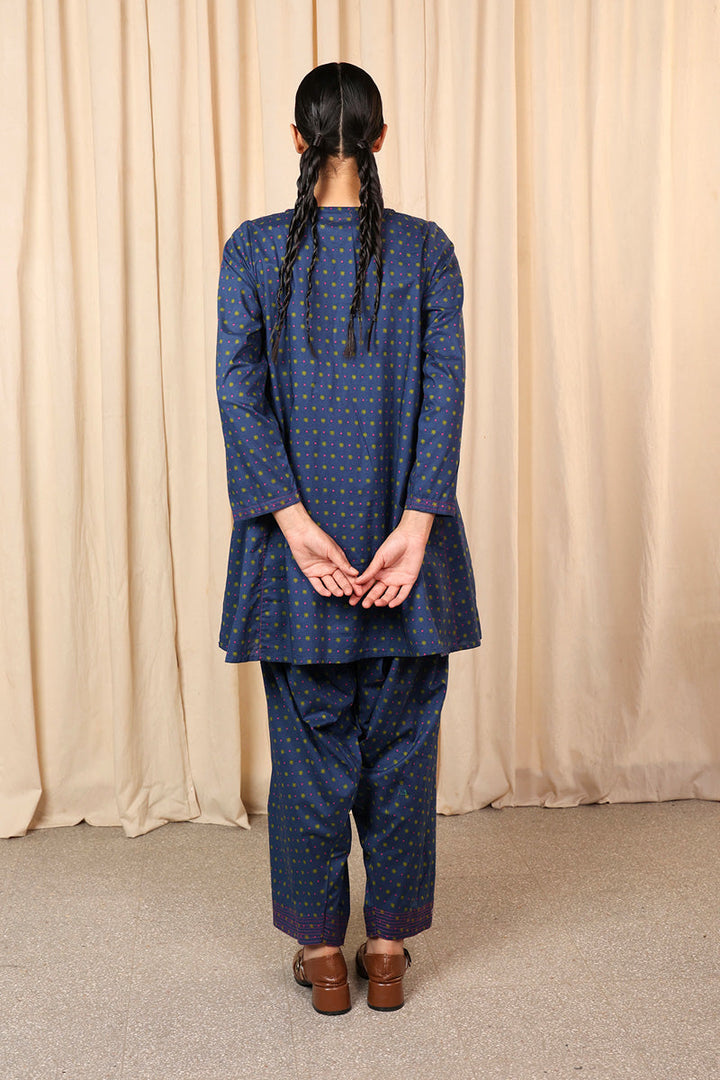 Generation - Panelled Floret - Cambric - Black - 2 Piece