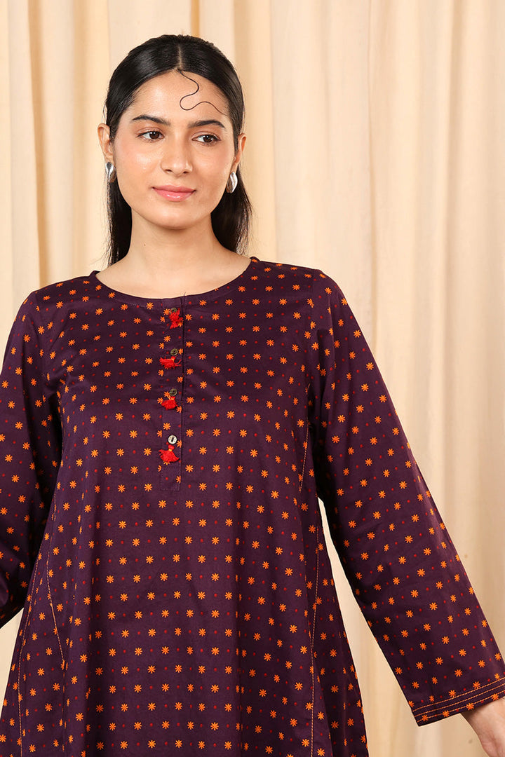 Generation - Panelled Floret - Cambric - Black - 2 Piece