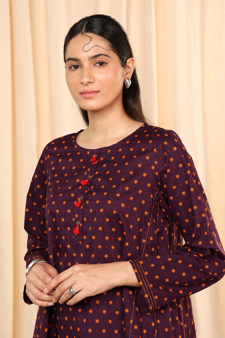 Generation - Panelled Floret - Cambric - Black - 2 Piece