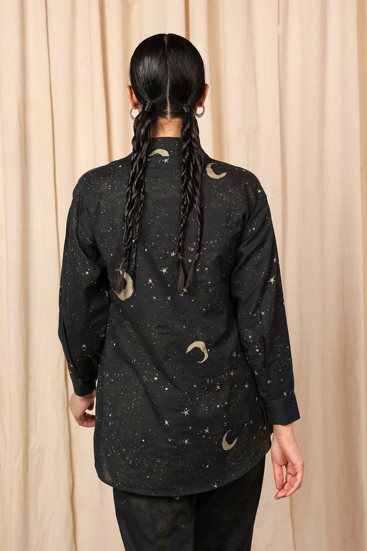 Generation - Cosmic Top - Slub Khaddar - Black - 1 Piece
