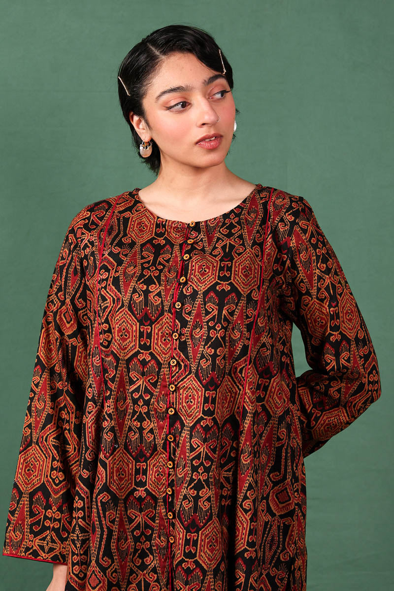 Generation - Ikat - Cambric - Black - 2 Piece