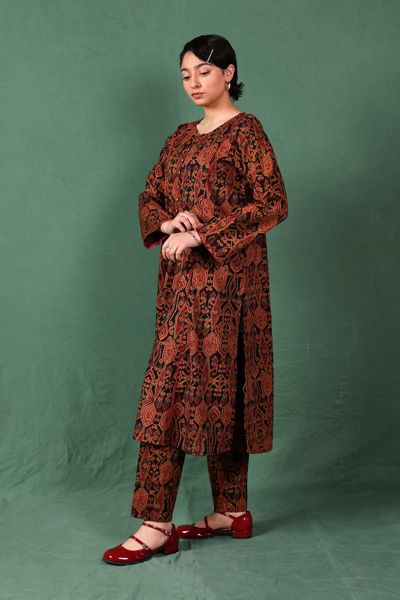 Generation - Ikat - Cambric - Black - 2 Piece