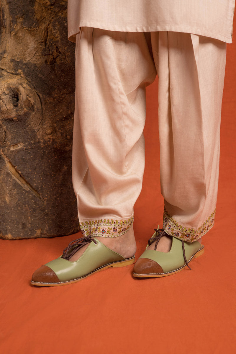 Generation - Paisley Chaar Kali - Cotton - Beige