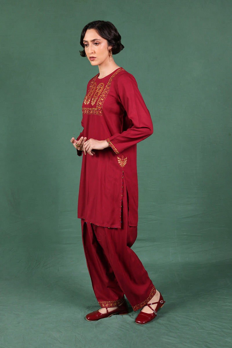 Generation - Paisley Chaar Kali - Cotton - Beige