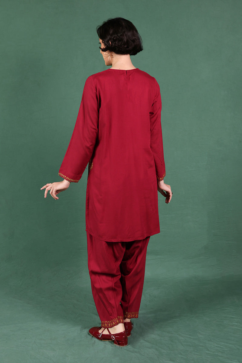 Generation - Paisley Chaar Kali - Cotton - Beige