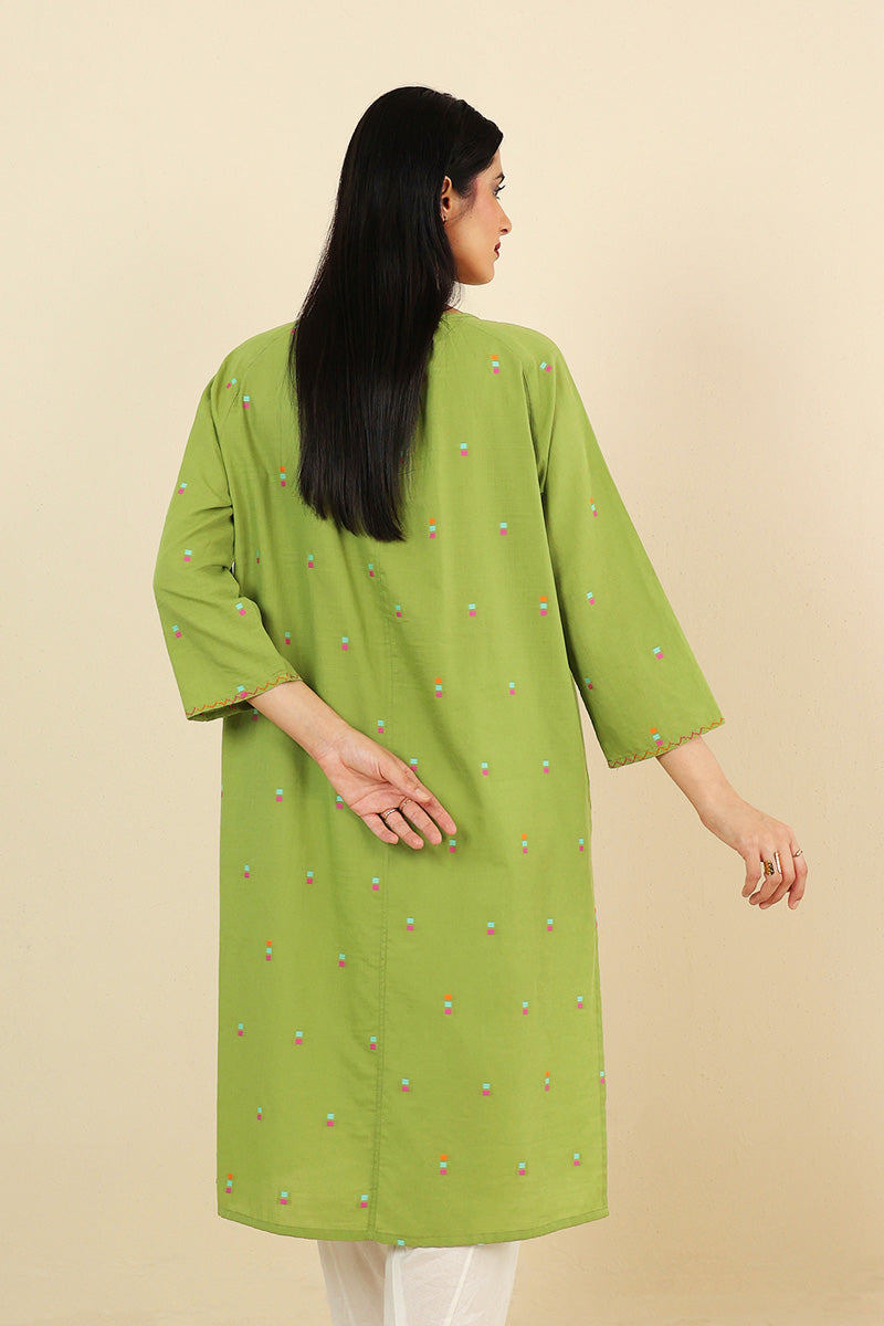 Generation - Khaddiyan Tasseled Shirt - Cambric - 1 Piece