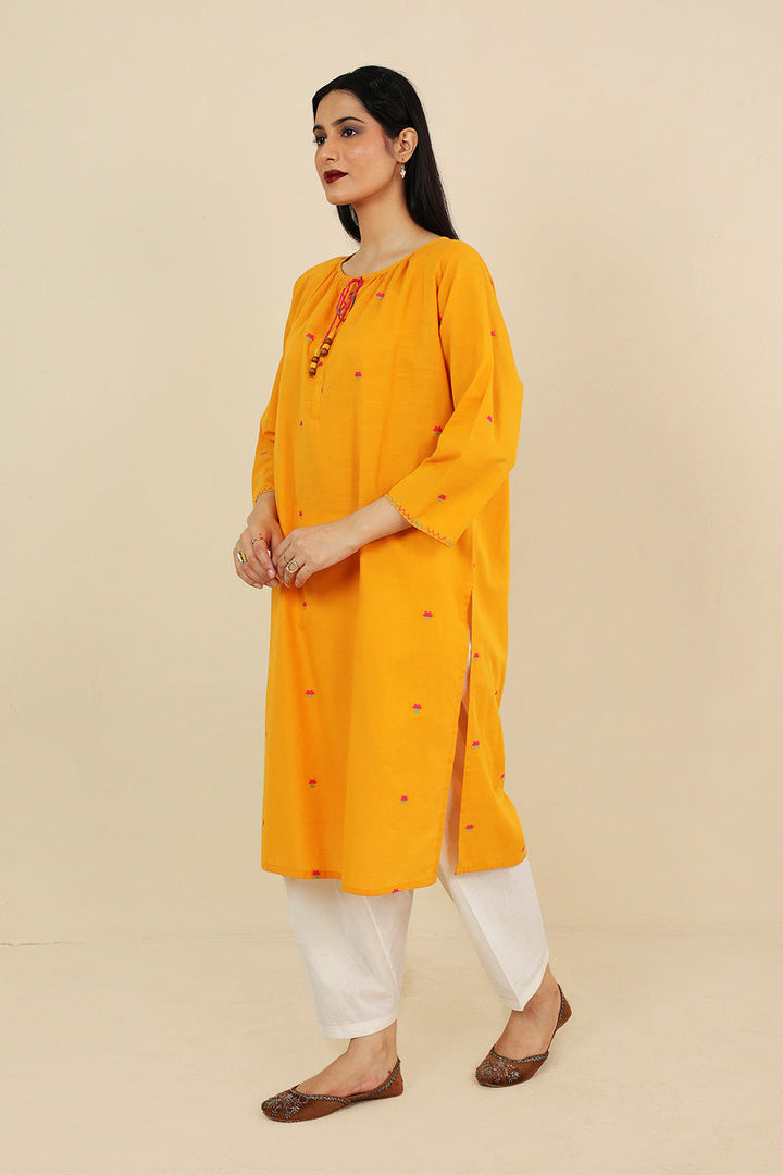 Generation - Khaddiyan Tasseled Shirt - Cambric - 1 Piece