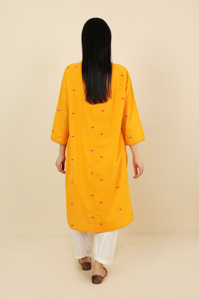 Generation - Khaddiyan Tasseled Shirt - Cambric - 1 Piece