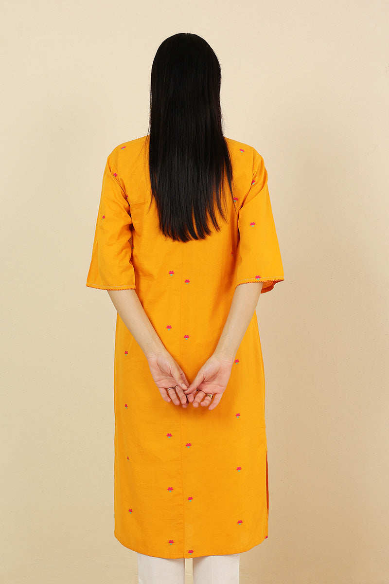 Generation - Khaddiyan Buttoned Kurta - Cambric - 1 Piece