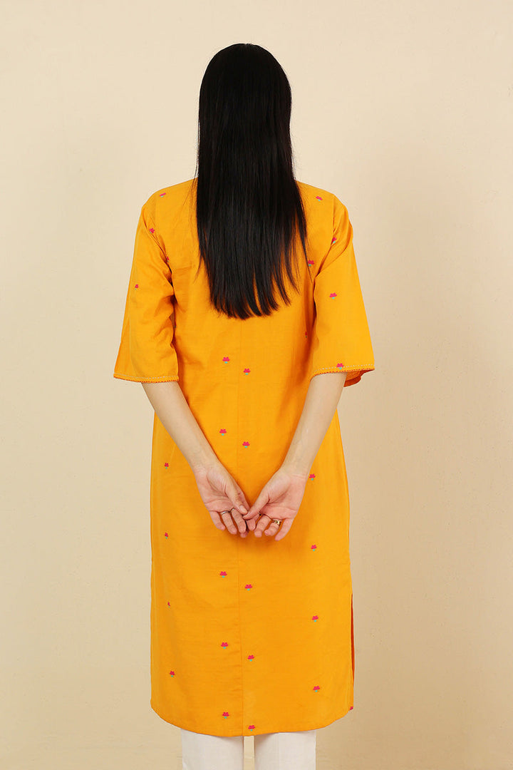 Generation - Khaddiyan Buttoned Kurta - Cambric - 1 Piece