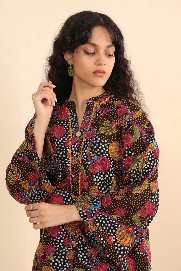 Generation - Tribal Treat Kurta - Cambric - Black - 1 Piece