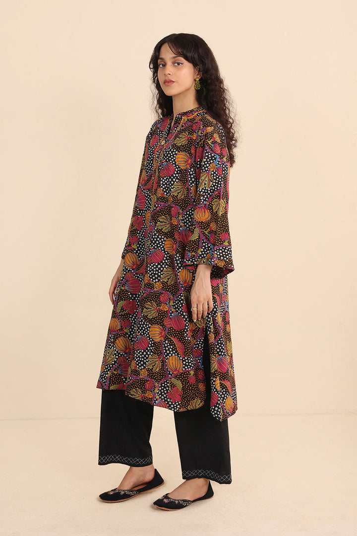 Generation - Tribal Treat Kurta - Cambric - Black - 1 Piece