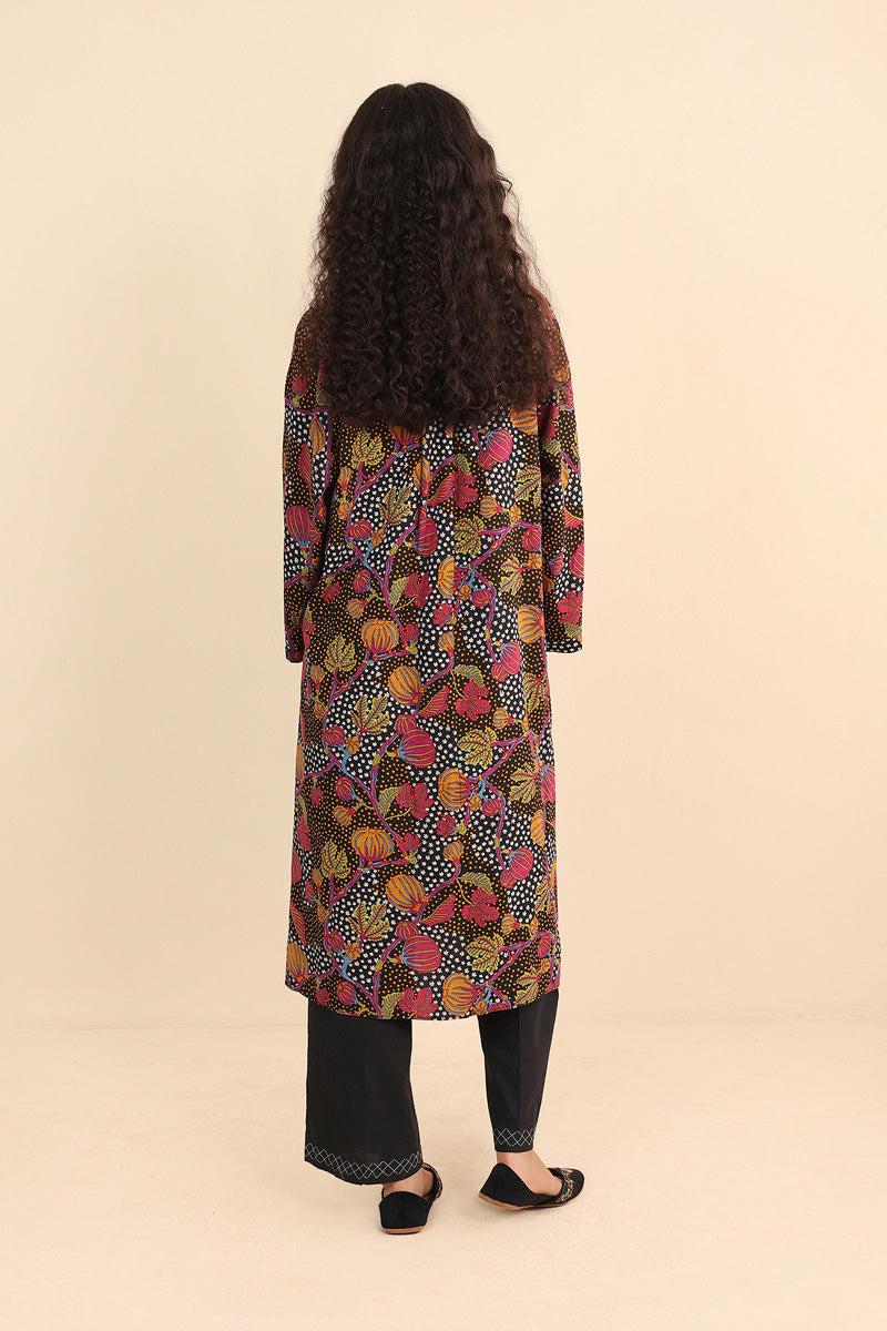 Generation - Tribal Treat Kurta - Cambric - Black - 1 Piece