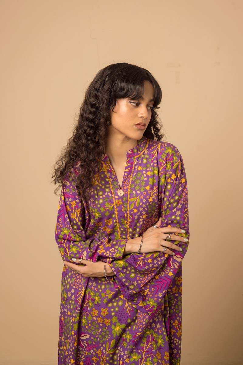 Generation - Tribal Treat Kurta - Cambric - Black - 1 Piece