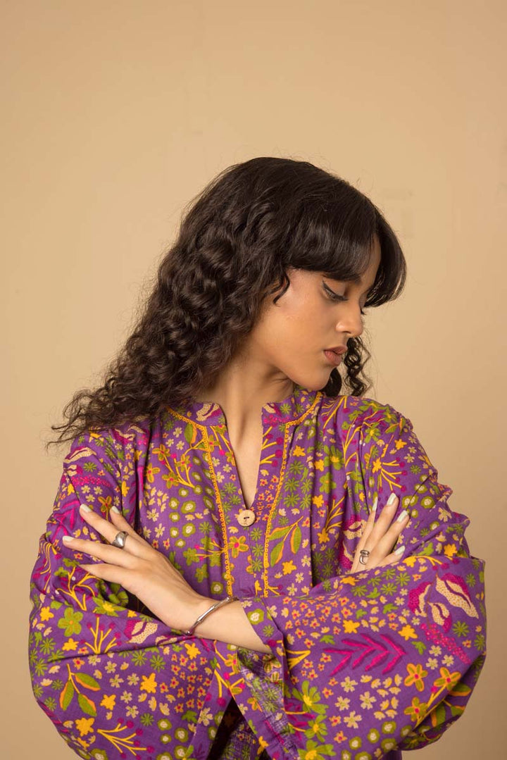 Generation - Tribal Treat Kurta - Cambric - Black - 1 Piece