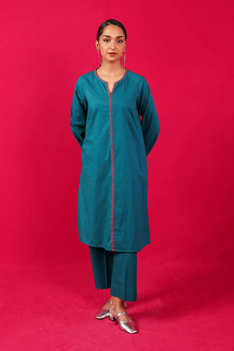 Generation - Contemporary Tinted Treasure 2 Piece Set - Cambric - Teal