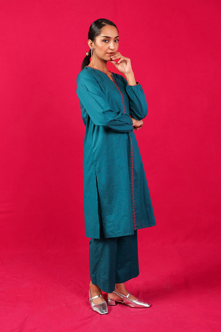 Generation - Contemporary Tinted Treasure 2 Piece Set - Cambric - Teal