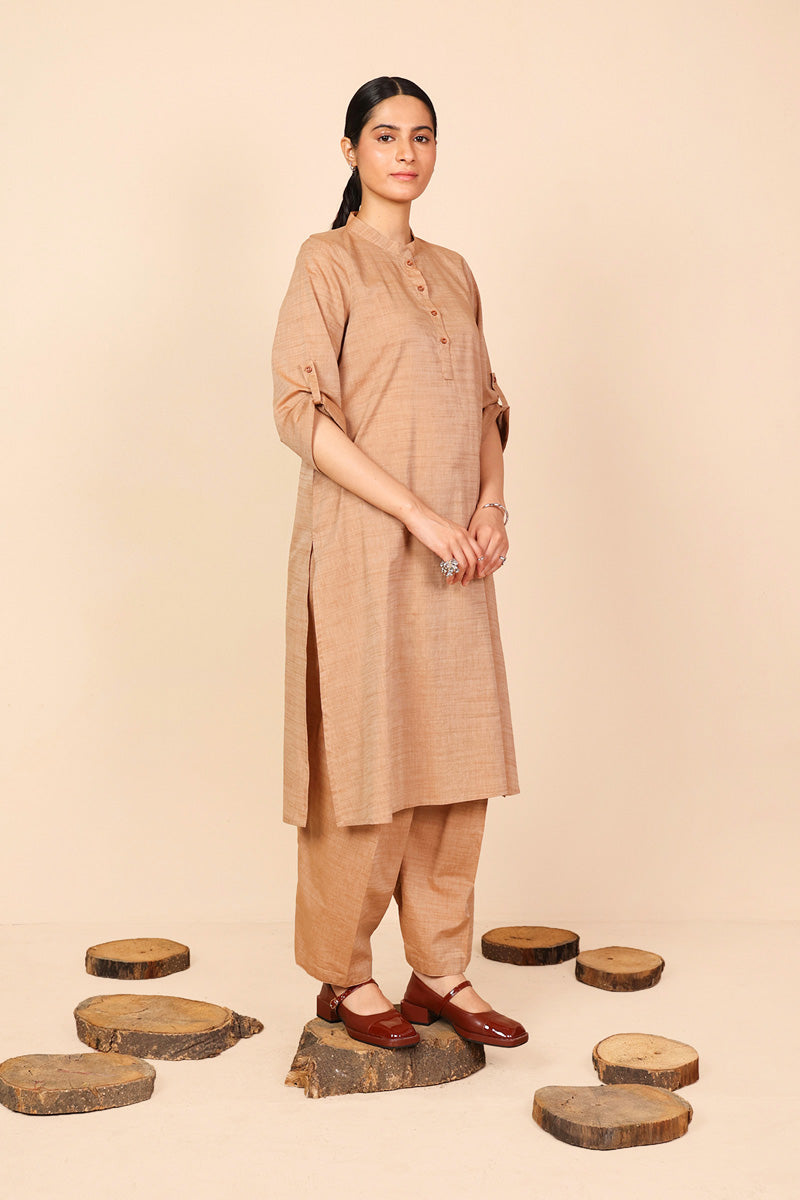 Generation - Cuffed Maximal - Cambric - Beige - 2 Piece