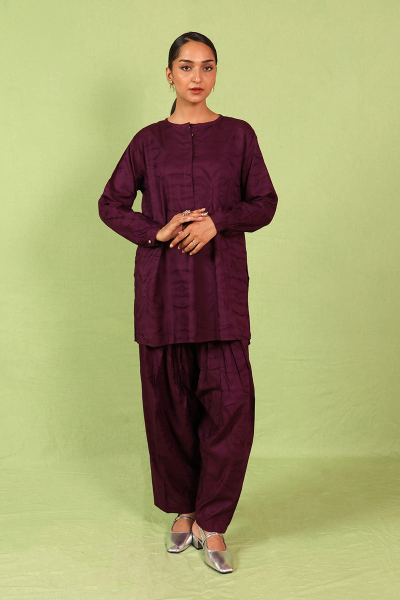 Generation - Contemporary Retro Funk - Jacquard - Purple