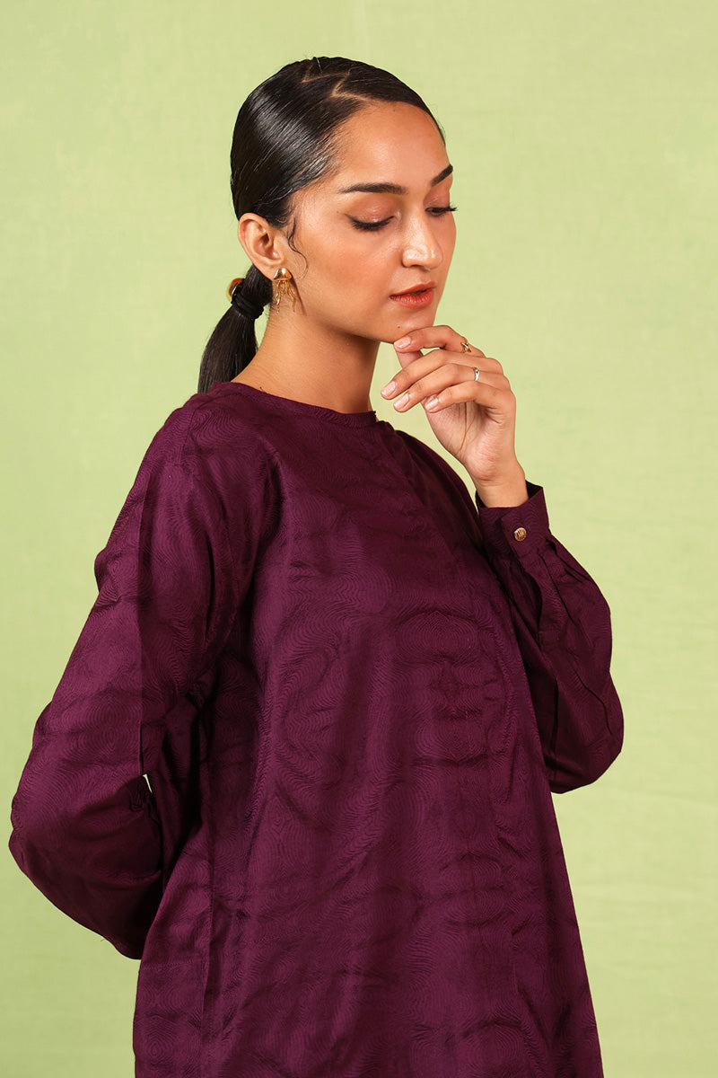 Generation - Contemporary Retro Funk - Jacquard - Purple