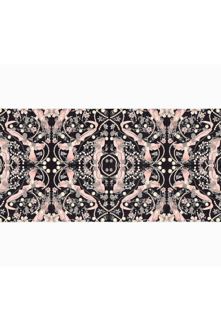 Black Wolf - TRISHKA SILK HIJAB - BLACK - 1 Piece