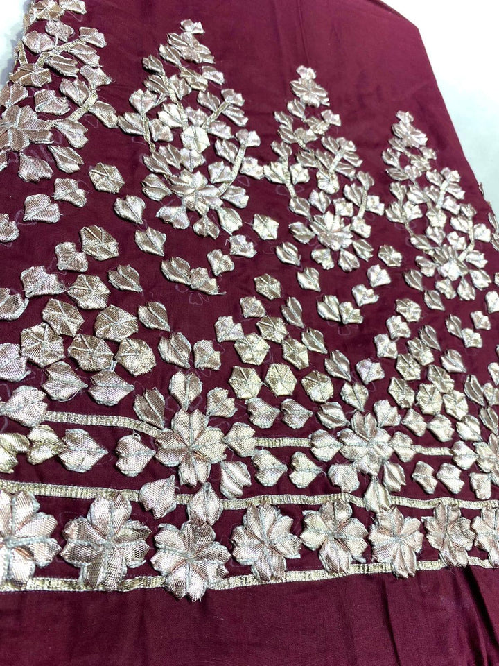 Design by Amina - Lawn Gota Work Trousers - 15 - Studio by TCS