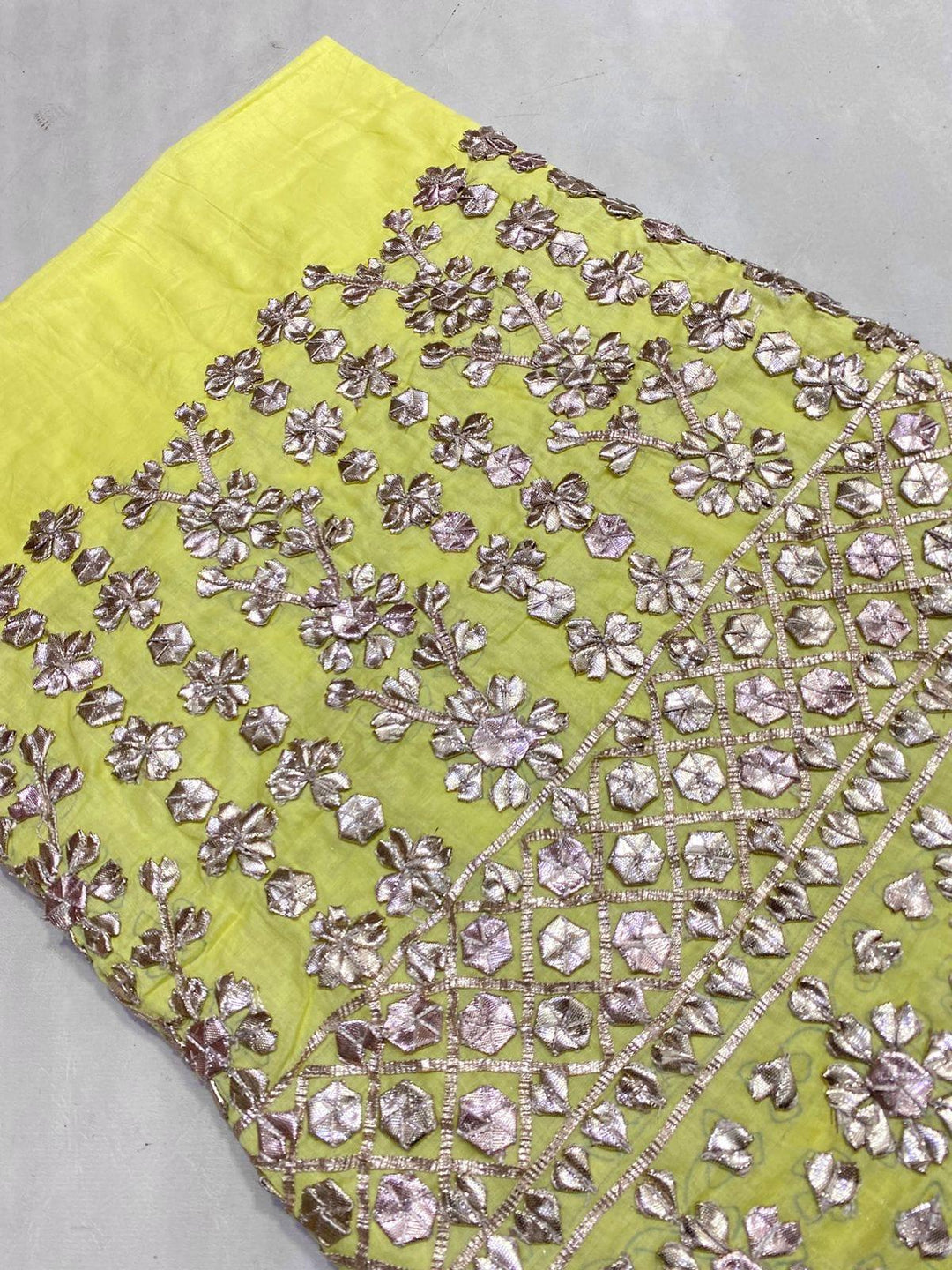 Design by Amina - Lawn Gota Work Trousers - 14 - Studio by TCS
