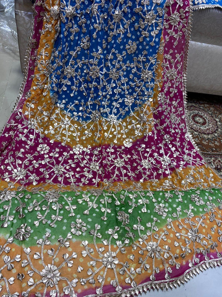 Design by Amina - Chiffon Heavy Gota Jaal Chundri 2 Piece - 03 - Studio by TCS