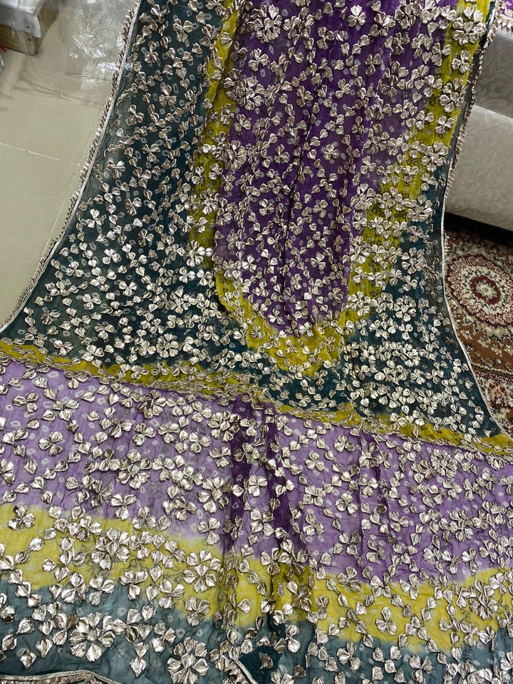 Design by Amina - Chiffon Heavy Gota Jaal Chundri 2 Piece - 06 - Studio by TCS